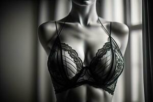 ai gegenereerd sensueel lingerie Aan een mannequin. ai generatief foto