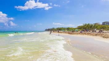 tropisch Mexicaans strand 88 punta esmeralda playa del carmen mexico. foto