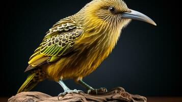 ai gegenereerd kiwi vogel groen dier dieren in het wild foto