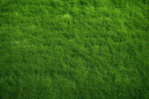 ai gegenereerd groen structuur gras veld- achtergrond foto