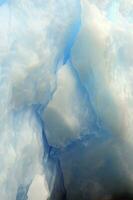 ijsberg patroon, Jorge Mont getijdenwater gletsjer, caleta tortel, aysen regio, Patagonië, Chili foto