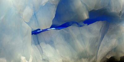 ijsberg patroon, Jorge Mont getijdenwater gletsjer, caleta tortel, aysen regio, Patagonië, Chili foto