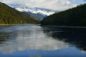 bakker rivier, puerto Bertrand, cochrane, aysen regio, Patagonië, Chili foto