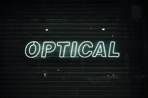 optische teken neonlichten