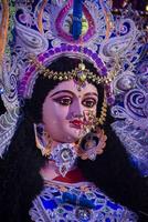 devi durga de majestueus godin, symboliseert kracht, moed, en goddelijk vrouwelijkheid foto