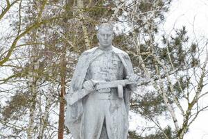 monument naar een onbekend soldaat in de park foto