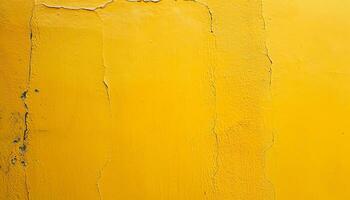 ai gegenereerd geel geschilderd muur achtergrond foto