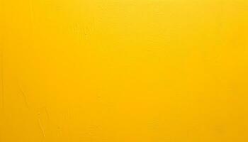 ai gegenereerd een geel geschilderd muur met een geel verf foto