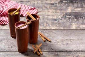 traditionele Mexicaanse atole-drank foto