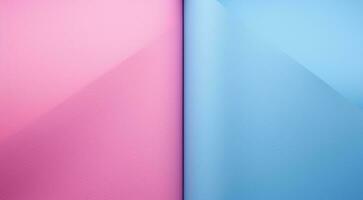 ai gegenereerd abstract kleurrijk blauw en roze achtergrond, blauw en roze achtergrond voor geslacht partij, geslacht partij ontwerp achtergrond, roze en blauw behang foto