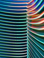 elegant en oog vangen gevouwen abstract geometrie achtergrond behang met blauw en rood kleur en spreiding effect foto