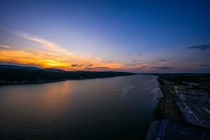 poughkeepsie loopbrug over- de Hudson staat historisch park foto