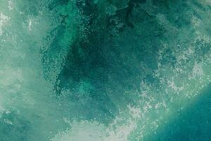 azuur blauw abstract waterverf achtergrond, oceaan abstract taling blauw achtergrond foto