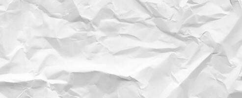 witte verfrommeld papier textuur achtergrond foto