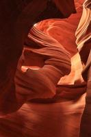 antilope slot canyon van de navajo in arizona usa foto