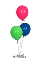 geïsoleerde verjaardagsfeestje ballonnen primaire kleuren