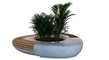 plant 3D-rendering foto