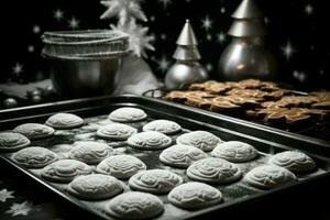 ai gegenereerd Kerstmis koekjes - generatief ai foto