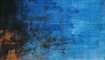 ai gegenereerd abstract blauw backdrop met grunge patroon Aan oud muur gegenereerd door ai foto