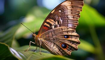 ai gegenereerd de levendig vlinder schoonheid in natuur hypnotiseert gegenereerd door ai foto
