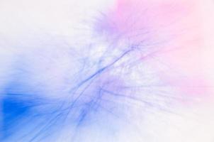 aquareltekening met een abstract patroon in blauw en roze foto