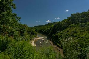 letchworth staat park bovenste valt foto