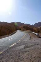 berg weg in Israël foto