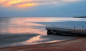 oud pier visie foto