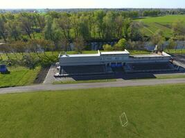 de gebouw van de Sportschool Bij de stadion. land huis van sport. foto