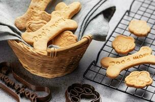 eigengemaakt hond biscuits foto