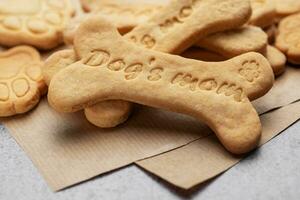 eigengemaakt hond biscuits foto