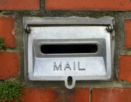 mail doos detailopname foto