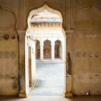 mooi visie van orchha paleis fort, raja mahal en chaturbhuj tempel van jahangir mahal, orcha, madhya pradesh, jahangir mahal orchha fort in orcha, madhya pradesh, Indisch archeologisch sites foto