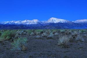 zonsopgang in de Sierra Mountains Californa foto