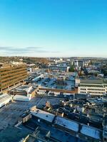 mooi hoog hoek visie van centraal luton stad van Engeland uk. december 1e, 2023 foto