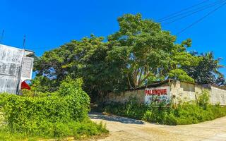 puerto escondido oaxaca Mexico 2022 typisch mooi kleurrijk toerist straat trottoir stad puerto escondido Mexico. foto