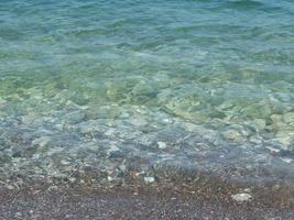 de textuur van het Egeïsche zeewater