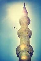 blauwe moskee istanbul foto