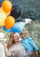 gelukkig verjaardag van een weinig baby foto