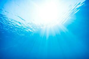 blauw water onderwater- achtergrond foto