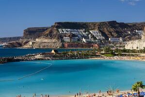 playa de amadores, puerto rico, oma canaria foto