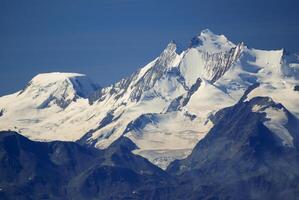 alpine alpen berglandschap op jungfraujoch, top van europa zwitserland foto