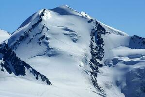 ski helling in Zwitsers Alpen, zermatt foto