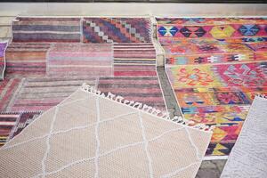 verzameling van naadloos kleurrijk tapijt foto