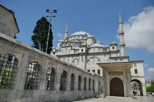 kalkoen Istanbul 12 januari 2023. fatih moskee en de poort . foto