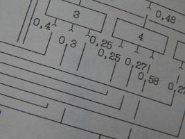 wetenschappelijke grafieken, cardiogrammen en wiskundige berekeningen foto