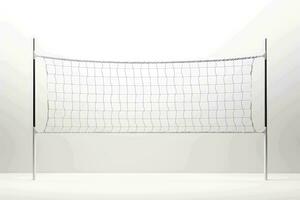 ai gegenereerd volleybal netto ontwerp foto