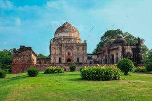 sheesh kauwgom graf in lodi tuinen stad park in Delhi, Indië foto