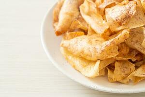 krokante zoete tarochips - snack foto