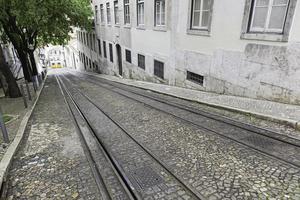 oude lissabon tram foto